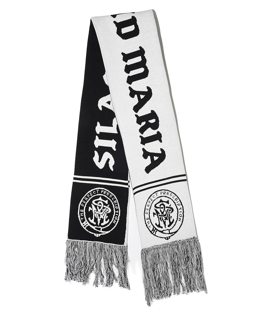 Amazon | [サイラス] マフラー FOOTBALL SCARF BLACK ONE SIZE